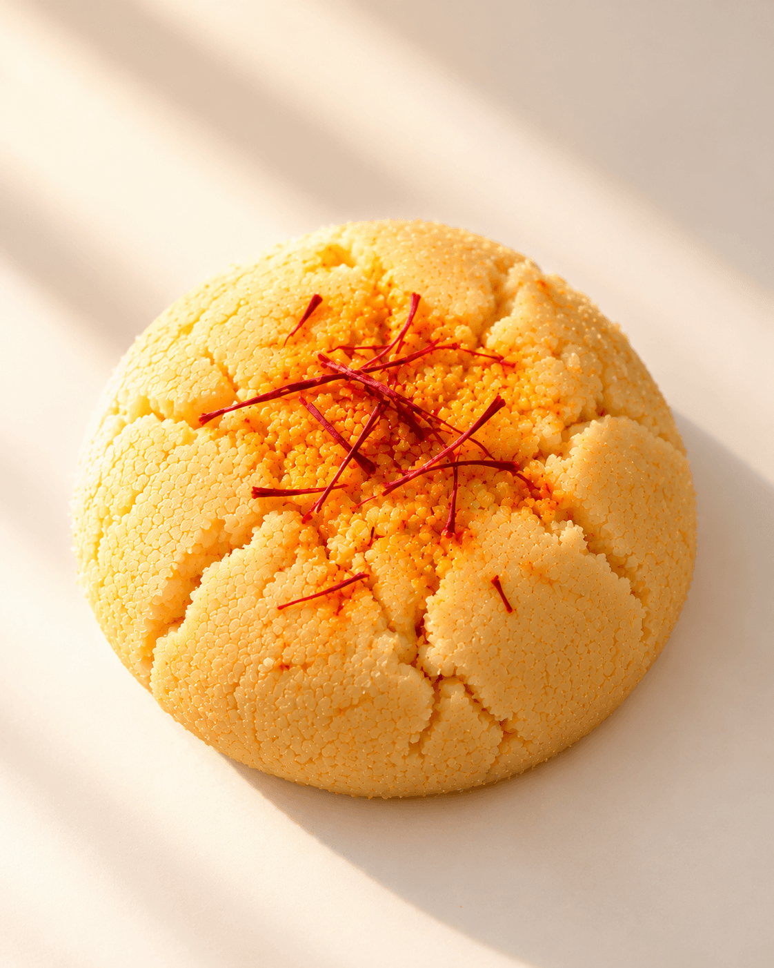 Rustic Saffron Cookie Close Up